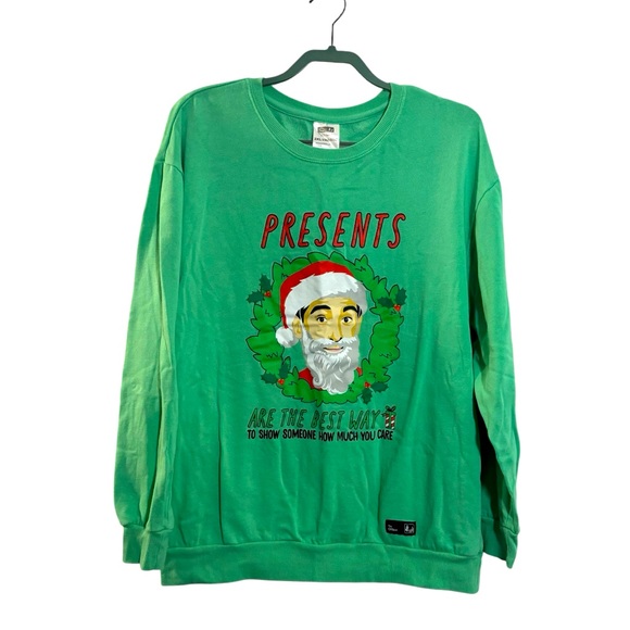 The Office Christmas Sweater Long Sleeve Holiday Gift Festive Unisex Crew Neck - Picture 1 of 9